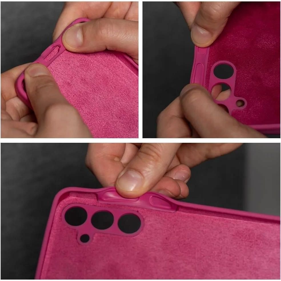 Futerał SILICONE 2mm do XIAOMI REDMI NOTE 14 4G (GLOBAL - 164,84mm x 78,15mm x 8,16mm) róż