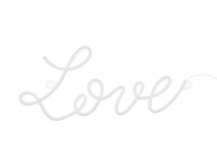 Neon led Love white 61x27,4cm