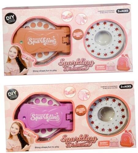 Zestaw kreatywny z maszynką do nawlekania koralików na włosy