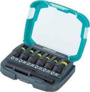 Wolfcraft Zestaw bitów udarowych Wolfcraft - TX 15/20/20/25/ 25/30 + uchwyt magnetyczny