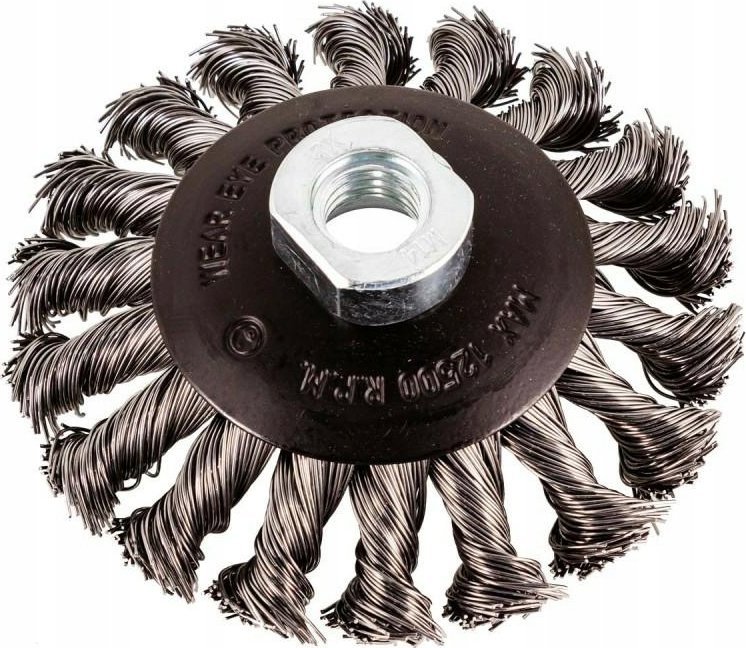 Rockforce Szczotka kątowa tarczowa twarda do szlifierek 100mm