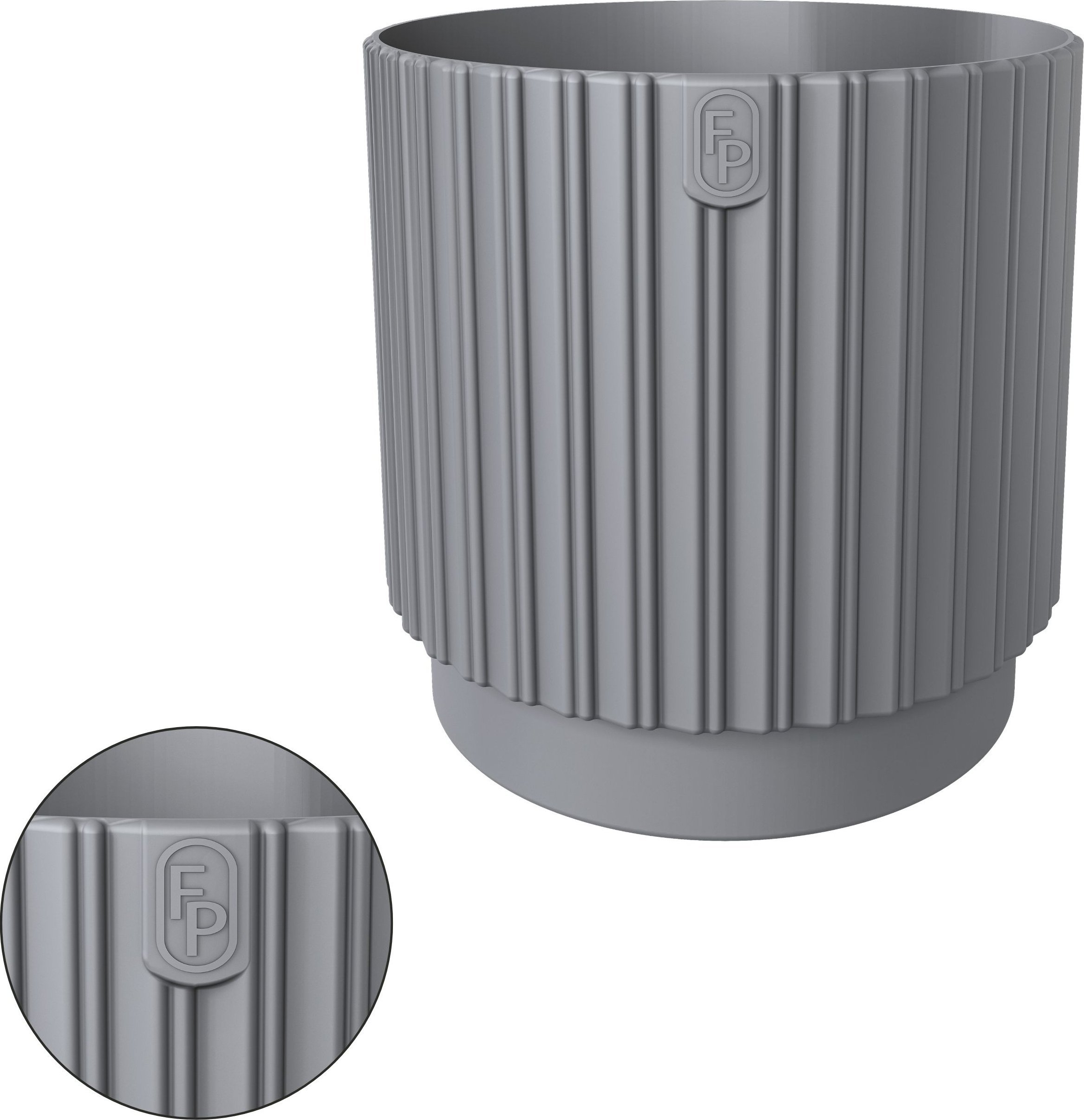 Form-Plastic Doniczka okrągła Mika Cyli Petit 14 Donica