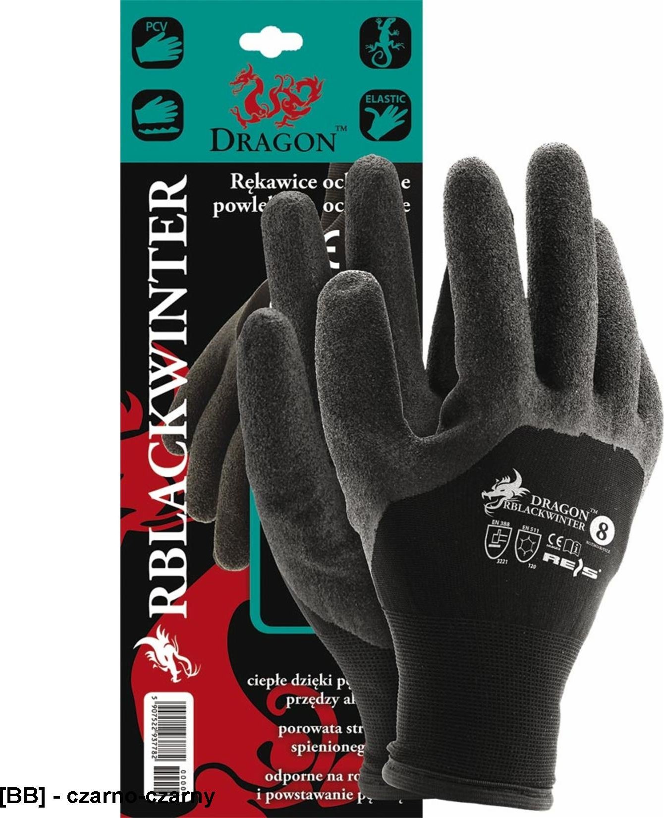 R.E.I.S. RBLACKWINTER - rękawice ocieplane 11