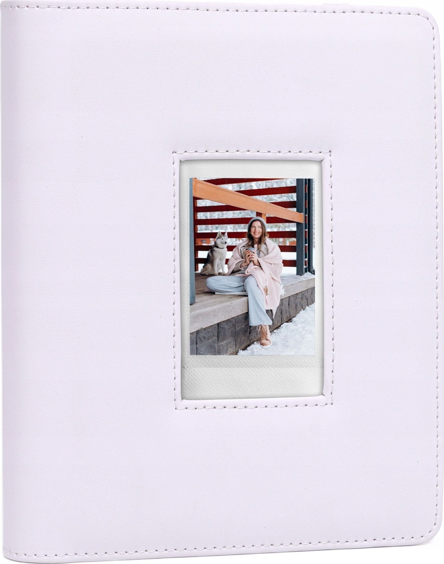 LoveInstant Album na Zdjęcia 288szt. do Fuji Instax Canon Xiaomi Polaroid HP Kodak ZINK / Okienko na okładce /Fioletowy