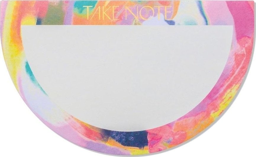Półokrągły notatnik na biurko - Half Moon Rainbow