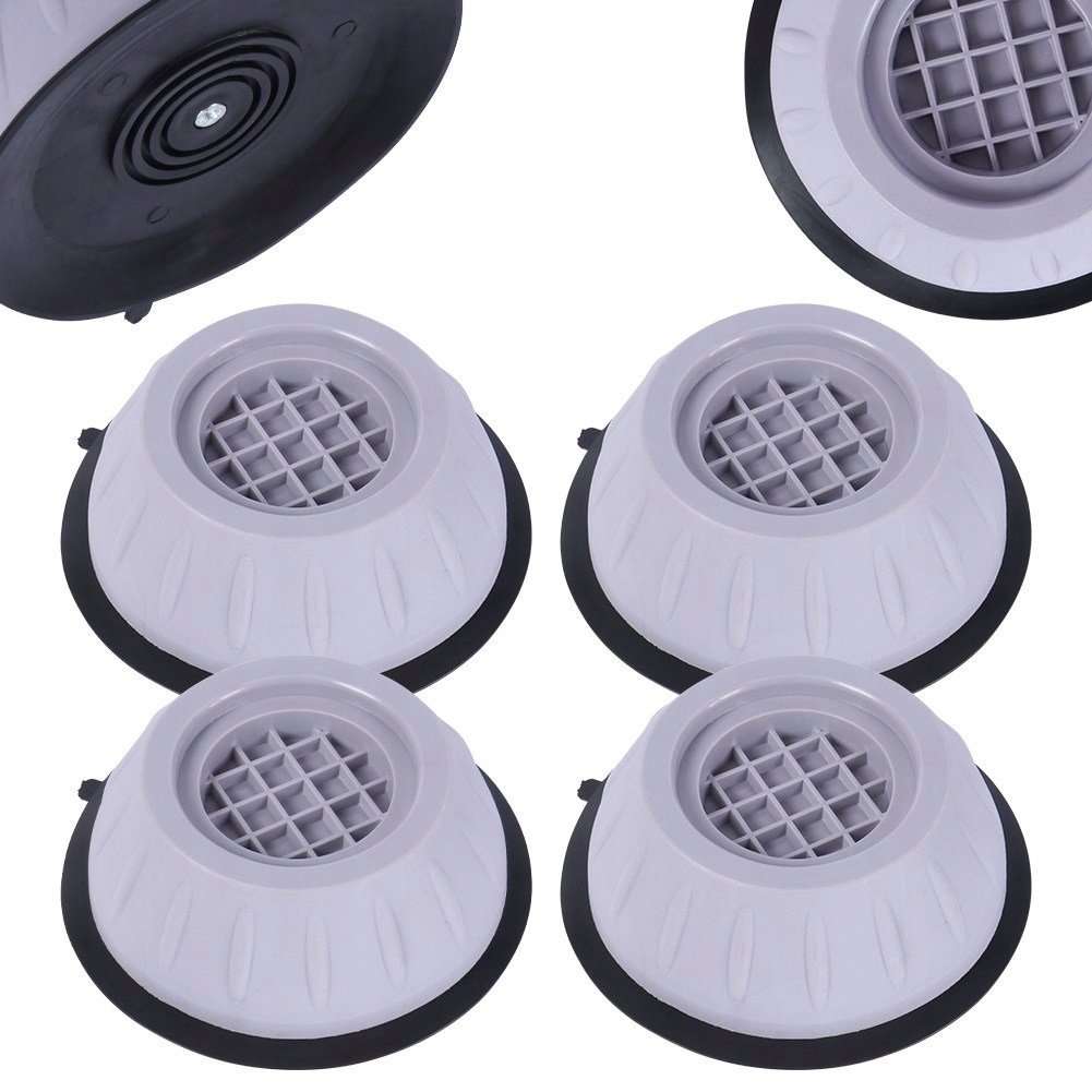 Podkładki pod pralkę antywibracyjne 4 sztuki podstawki VILDE 569698