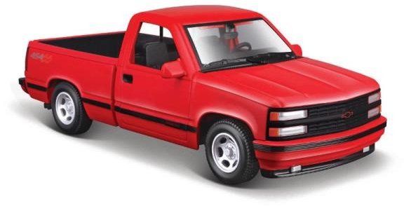 MAISTO 32901-37 Chvrolet 454SS Pickup 1993 czerwony 1:24
