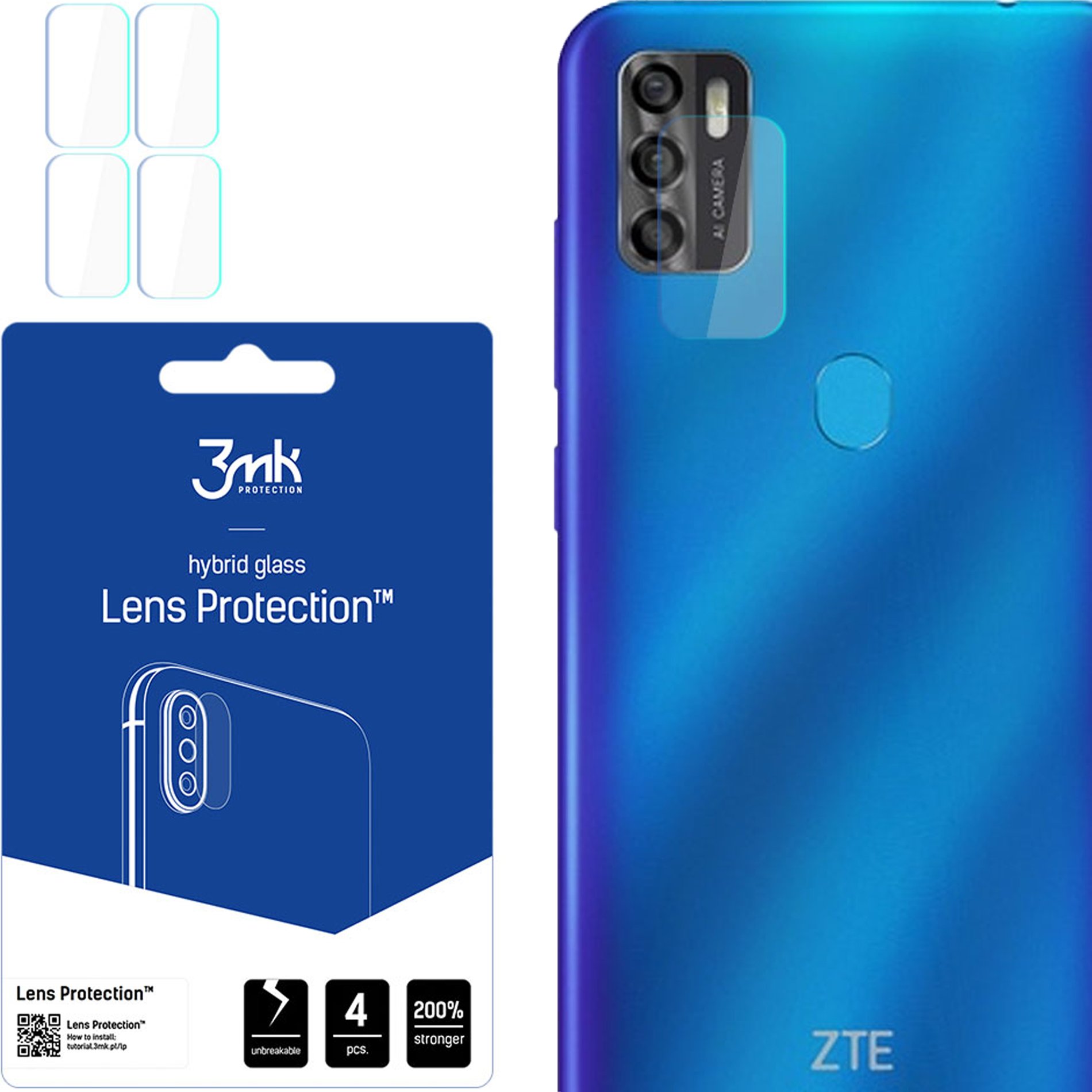 ZTE BLADE A7S 2020 - 3MK LENS PROTECTION