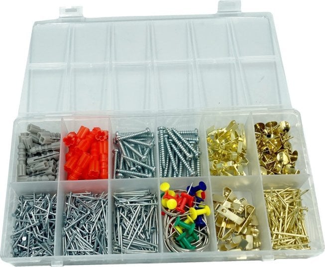 Isma Zestaw elementów łączeń (śruby, kołki i tp.) 700 szt