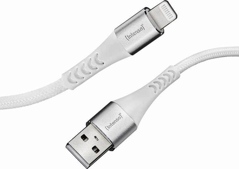 Kabel USB Intenso USB-A - Lightning 1.5 m Biały (7902102)