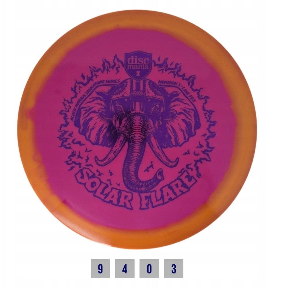 Discgolf DISCMANIA Fairway Driver S-LINE FD3 SOLAR FLARE Pink/Orange 9/4/0/3