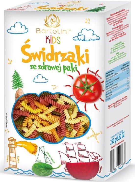Bartolini Makaron dla dzieci Świdrzaki - świderki 250 g - Bartolini
