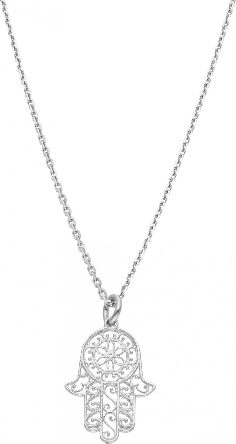 Rosanto Srebrna zawieszka ręka Fatimy 925