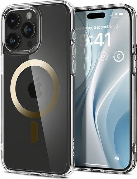 Spigen Spigen Ultra Hybrid MAG iPhone 15 Pro Max 6,7" Magsafe złoty/gold ACS06579