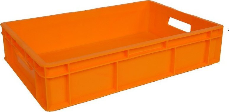 Artech Pojemnik transportowy EURO 130 ścianki i dno pełne, wym. 600 x 400 x 130 mm (kolor: żółty)