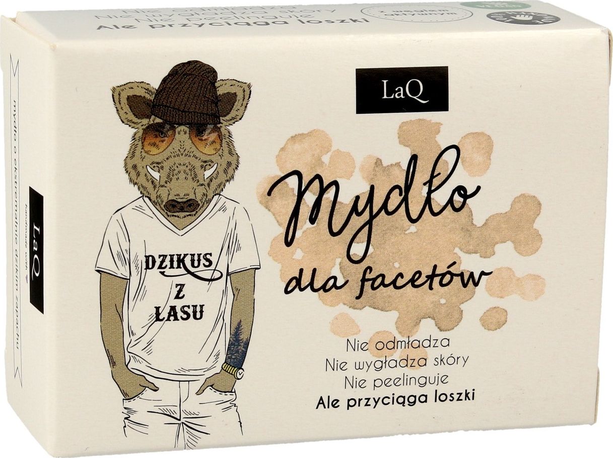 LaQ Mydło w kostce dla facetów Dzikus z Lasu 85ml