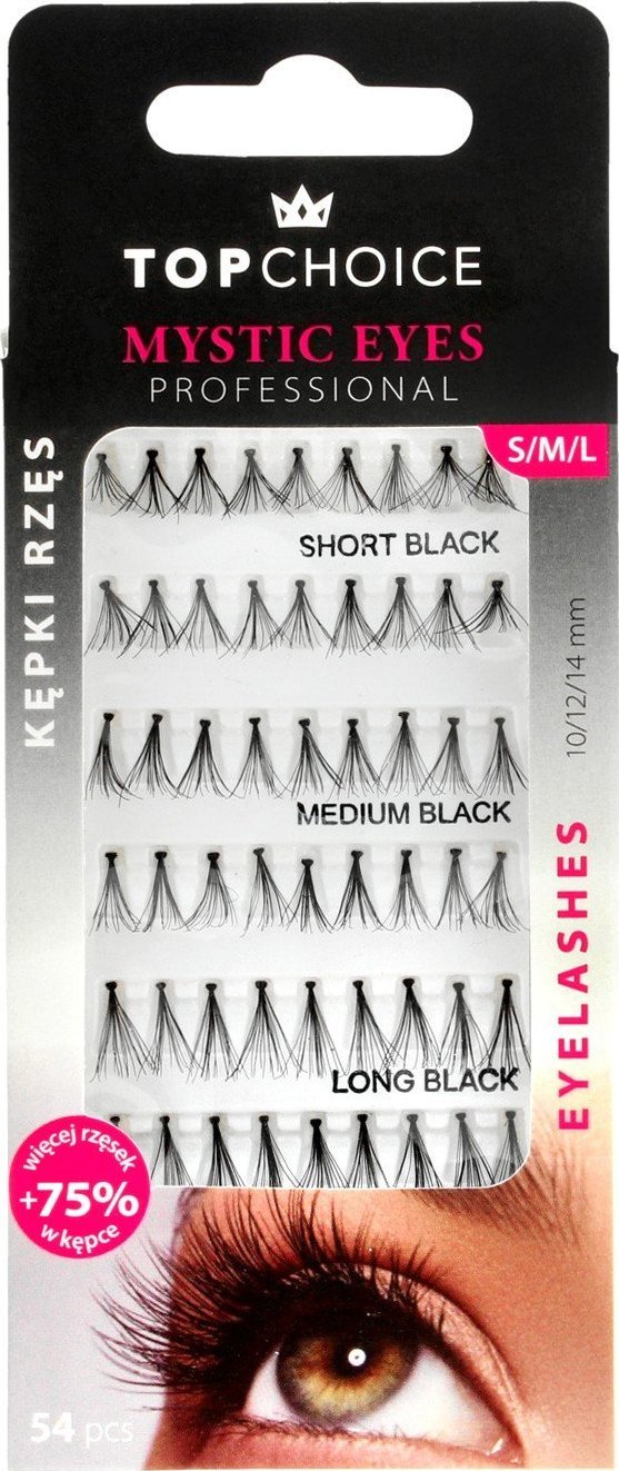 Top Choice Top Choice Kępki Rzęs Mystic Eyes - mix 75% (39430) 1op.