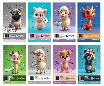 Notes A7/50 Kids (10szt)