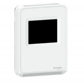 Schneider Zadajnik czujnik temperatury, ekran dotykowy, BACnet/Modbus, biały mat SLPSTXX