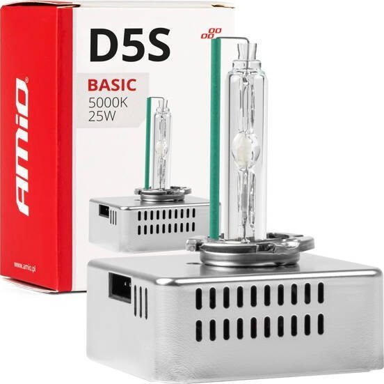 AMiO Żarówka żarnik xenon D5S 5000K AMIO-02941
