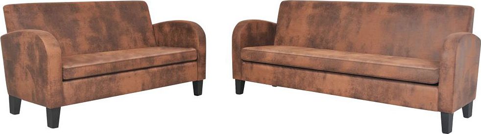 Elior Brązowy industrialny zestaw wypoczynkowy - Nevilo