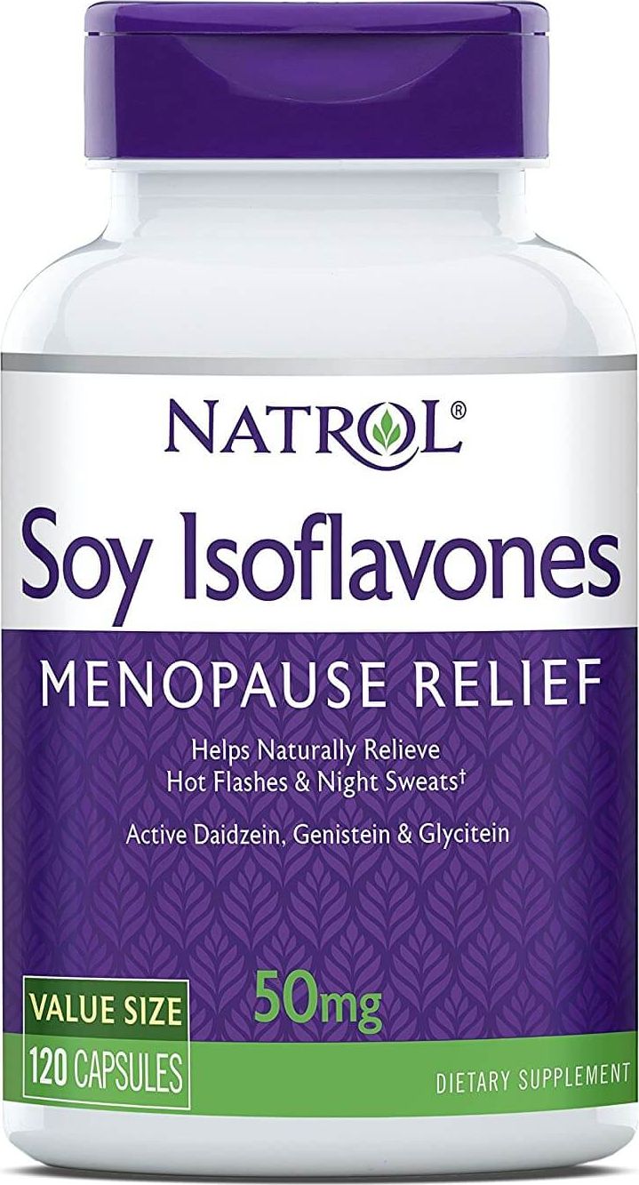 NATROL Natrol - Izoflawony Sojowe, 120 kapsułek