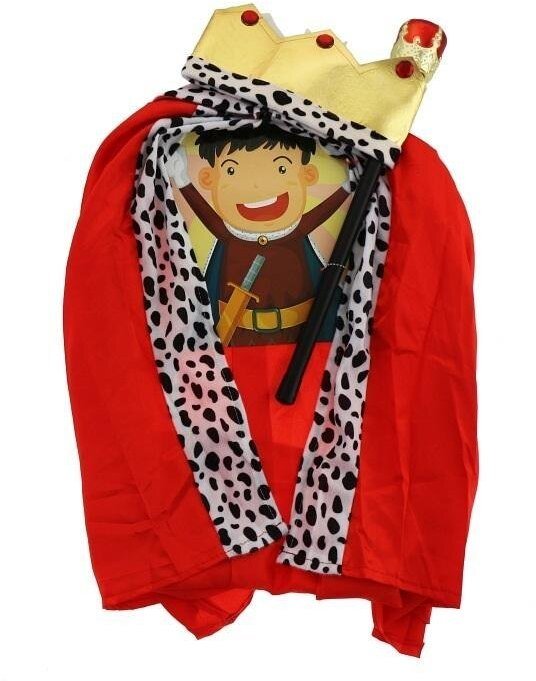 Strój dla dzieci król rozm. 90/120cm