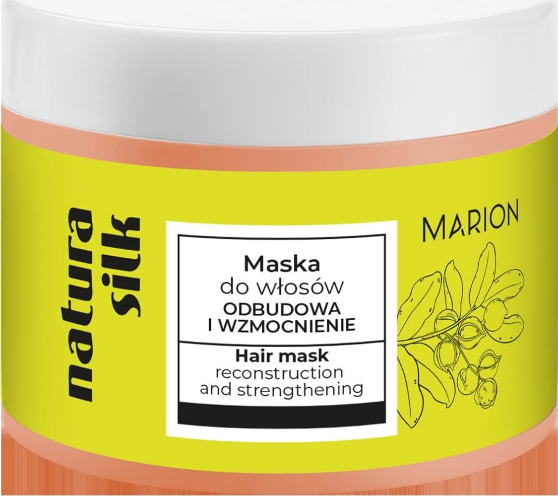 Marion MARION Natura Silk Maska do włosów odbudowa i wzmocnienie 300 ml