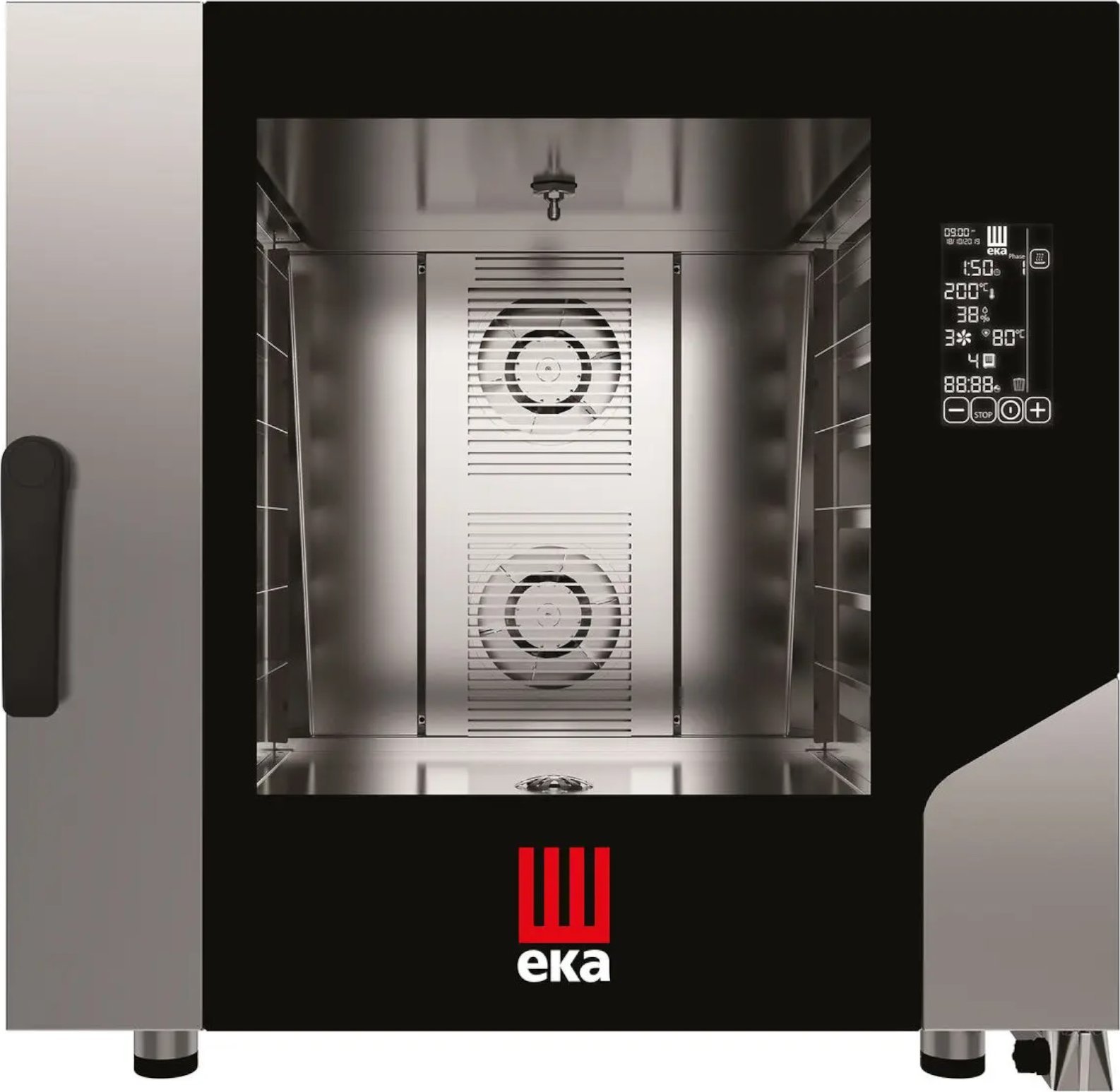 Piec piekarniczo cukierniczy Millennial Black Mask Bakery 6 x 600 x 400 mm 10400 W Piec piekarniczo cukierniczy Millennial Black Mask Bakery 6 x 600 x