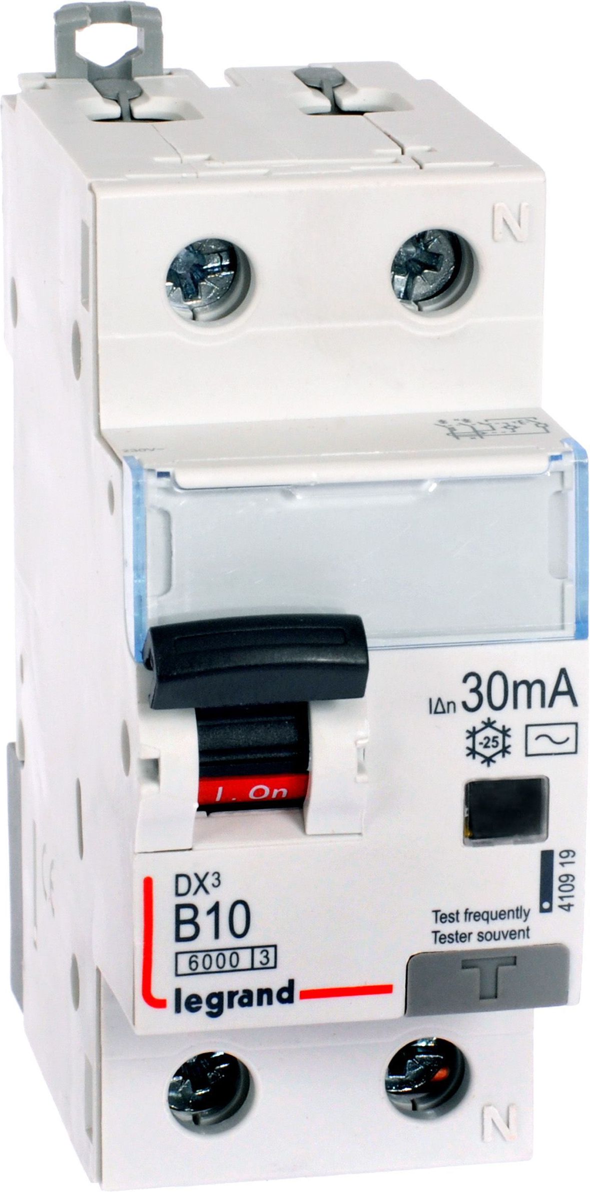 Legrand Wyłącznik różnicowo-nadprądowy 2P 10A B 0,03A typ AC P312 - 410919