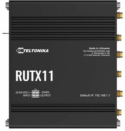 TELTONIKA NETWORKS�RUTX11�DUAL SIM Bluetooth 4G/LTE Router EMEA eSIM Version