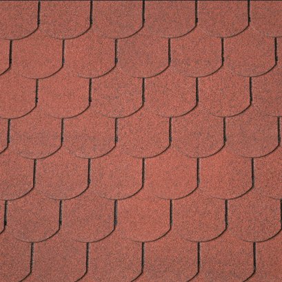 Czerwony gont i gwoździe do domku Handy