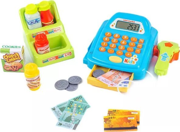 Woopie Kasa Sklepowa z Półką i Akcesoriami