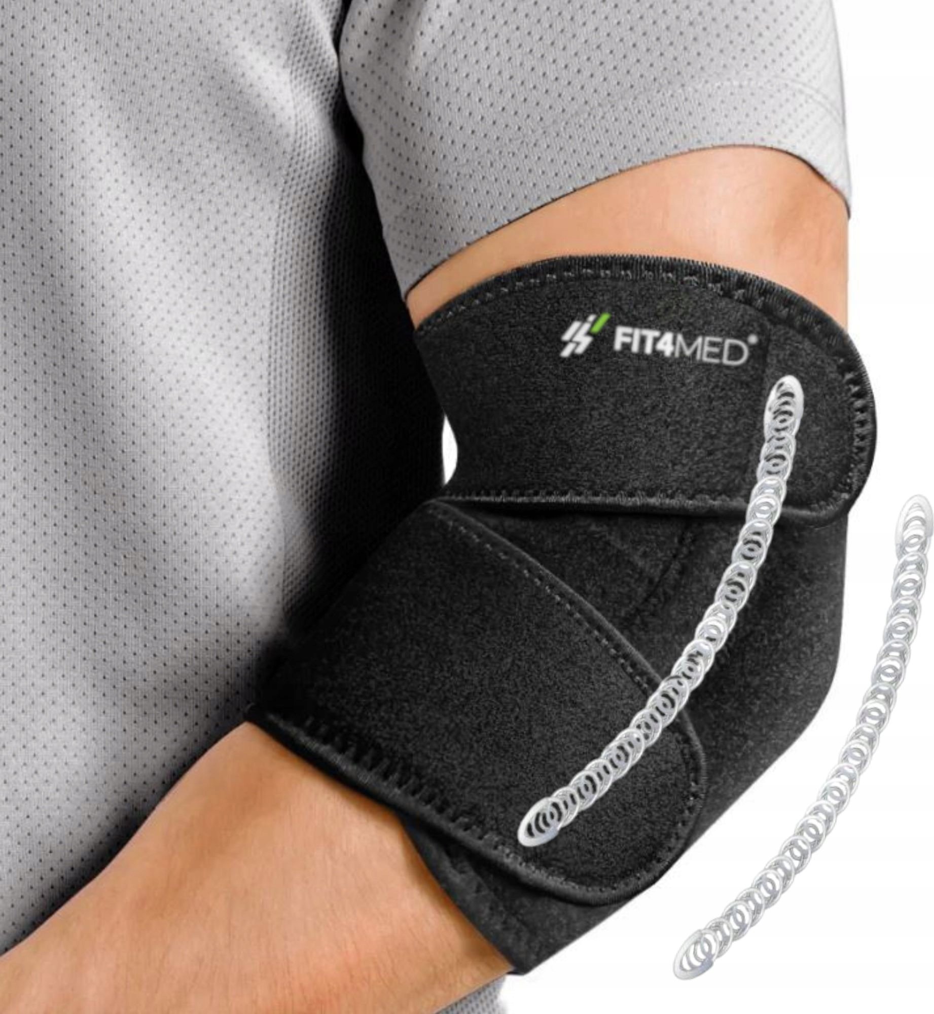 Fit4Med Opaska Ściągacz na Łokieć Tenisisty Unisex Neoprenowa