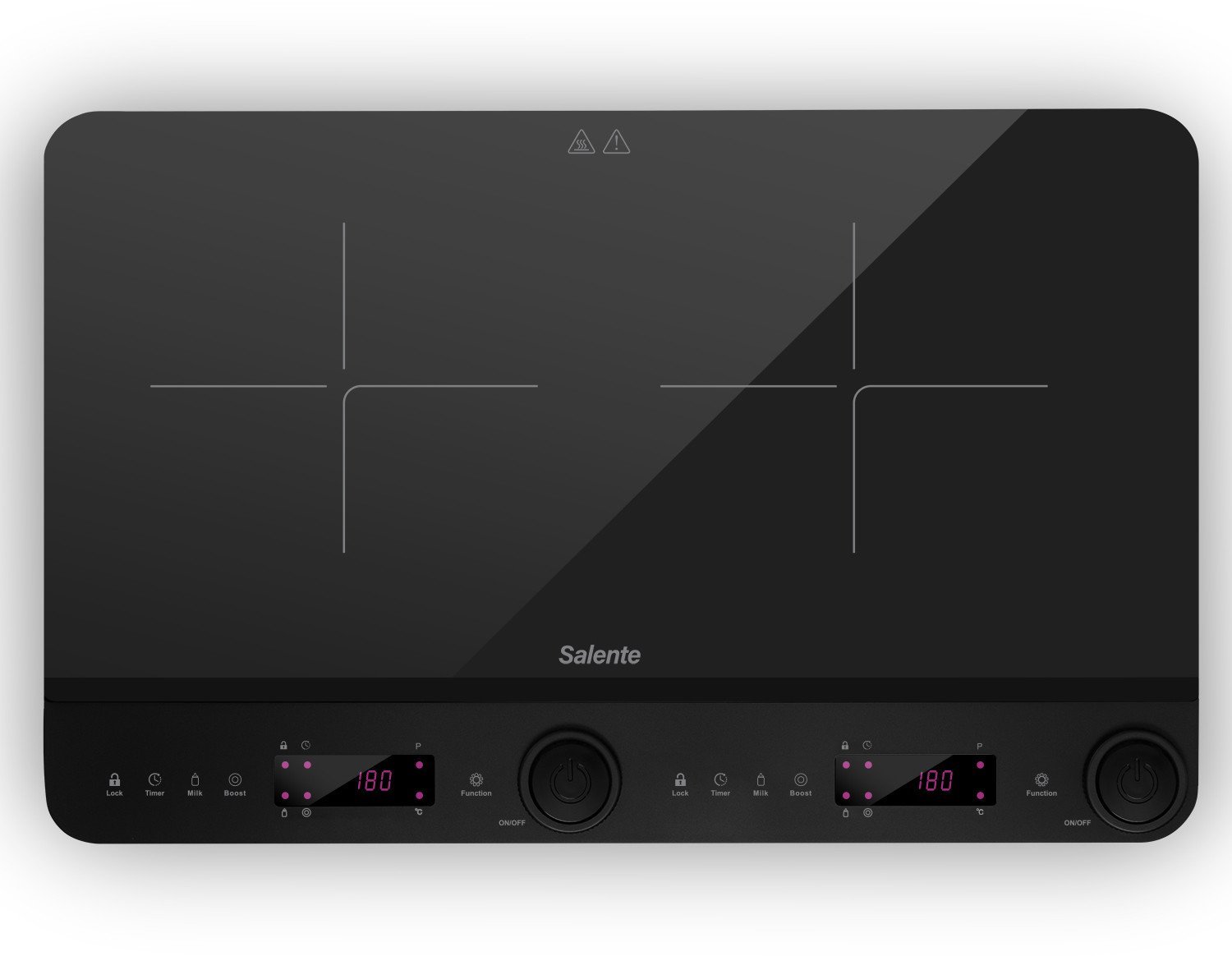 Płyta wolnostojąca Evolveo Salente InductPro2 indukcyjna kuchenka dwupalnikowy czarny