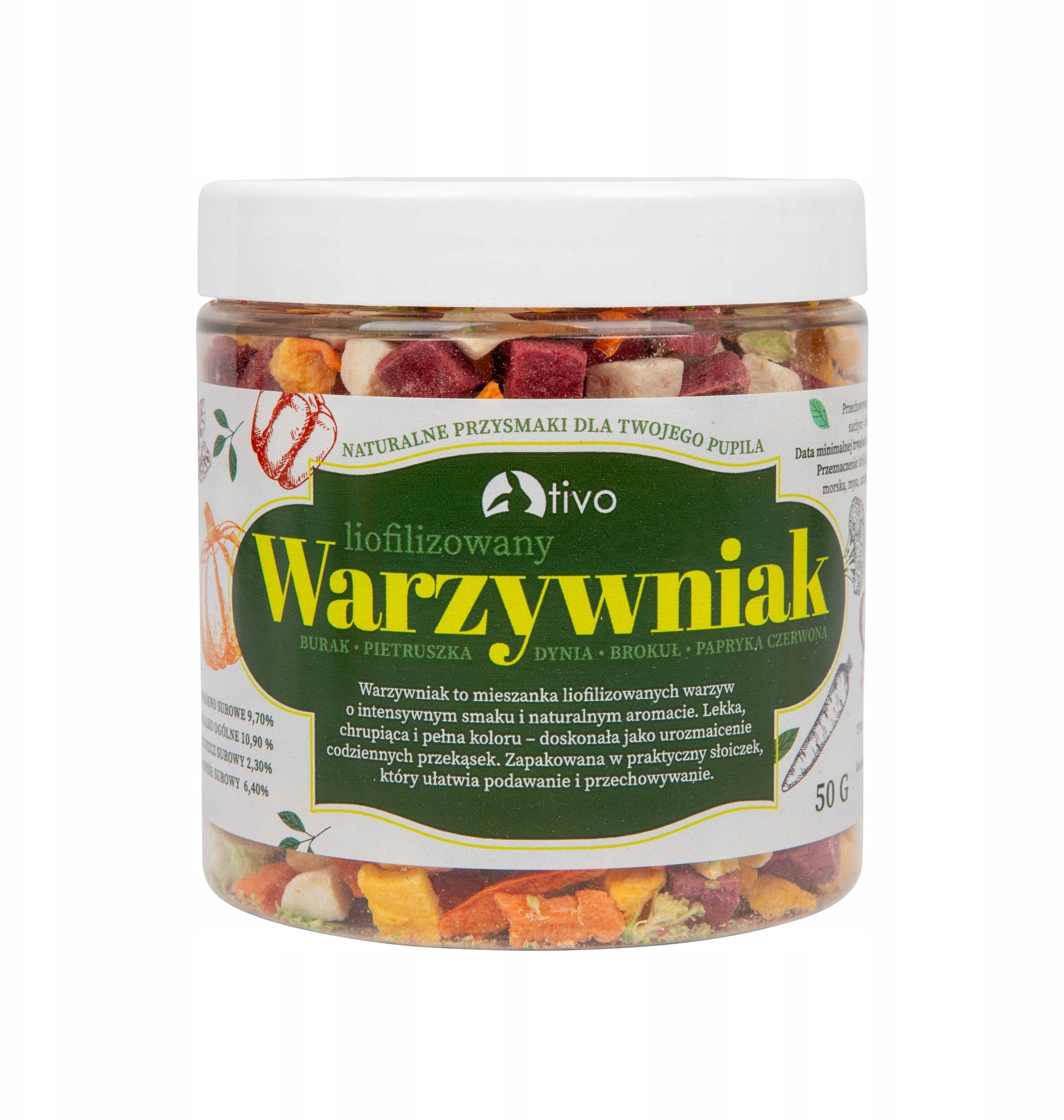 TIVO WARZYWNIAK LIOFILIZOWANY 50g