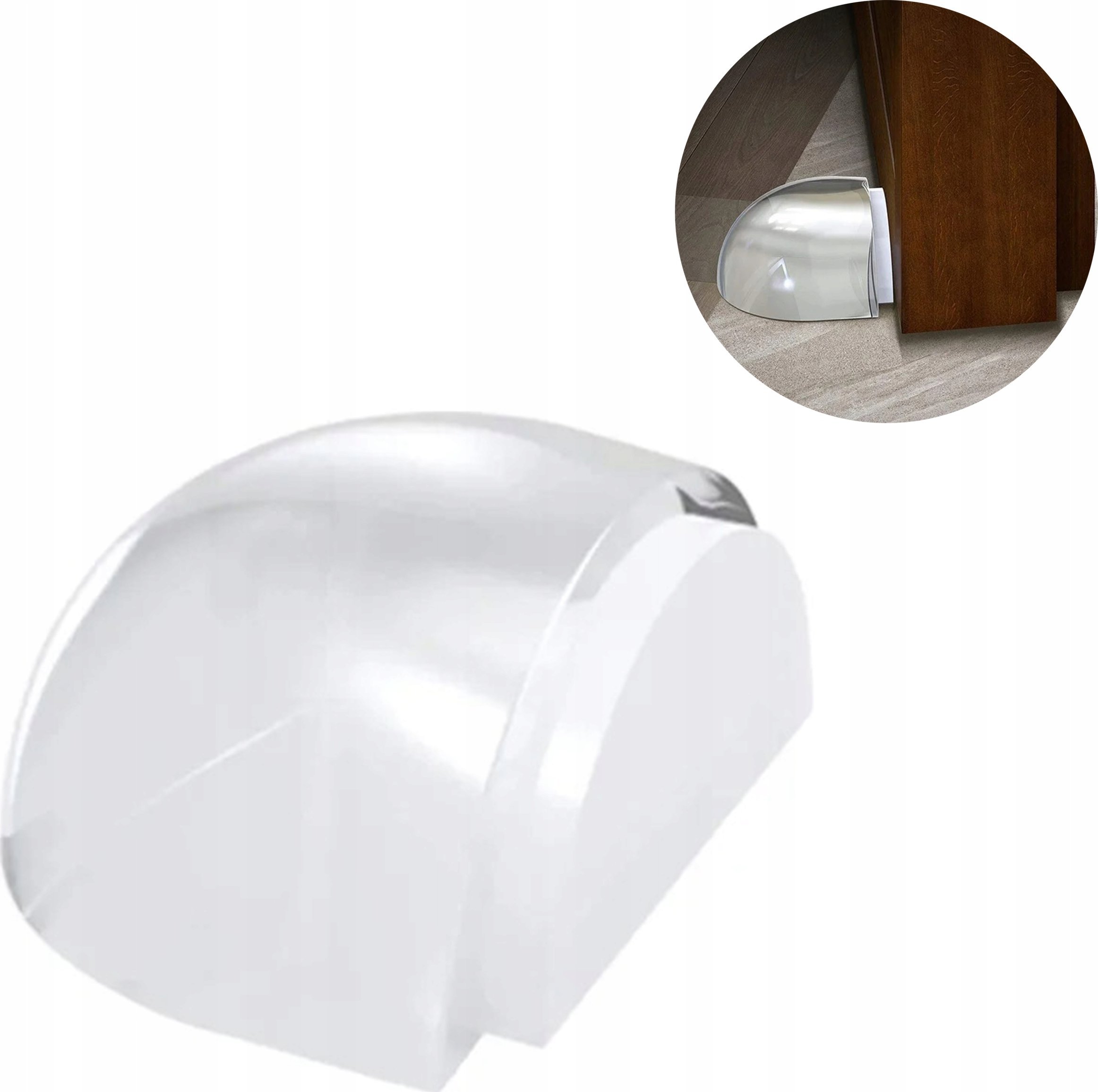 Geko Odbojnik do drzwi – samoprzylepny transparentny (200)