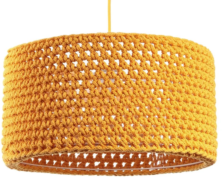 Lampa wisząca COTTON 40 żółta BPS KONCEPT