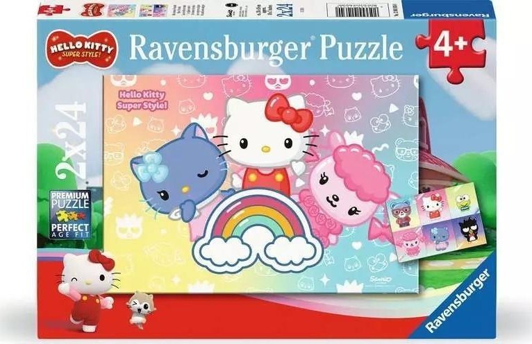 Ravensburger Puzzle 2x24 Hello Kitty