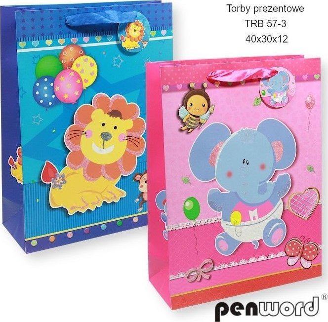 JU-PITER Torebka prezentowa 40x30x12cm MIX