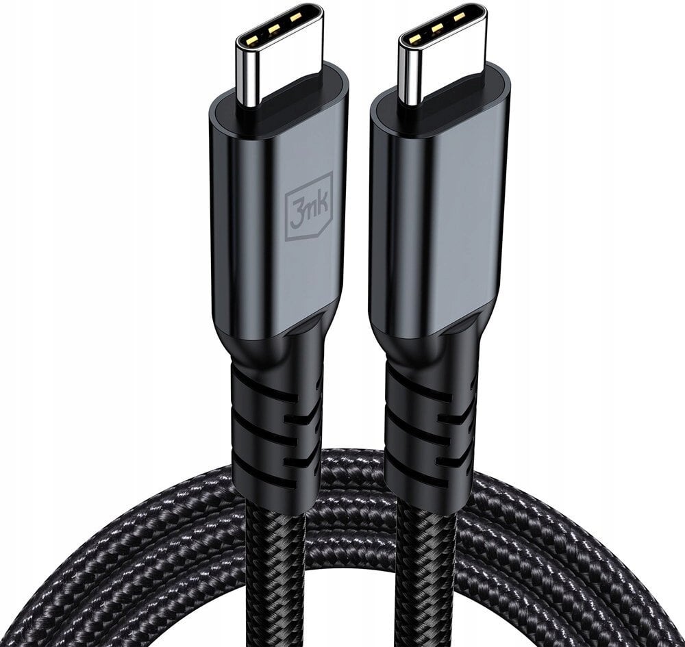 Kabel USB 3MK kabel Hyper Cable N-SERIES Thunderbolt 4 1m 48V/5A 40Gb/s 240W 8K60Hz PD3.1 czarny