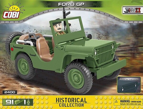 Cobi Historical Collection WWII Jeep Ford GP (2400)