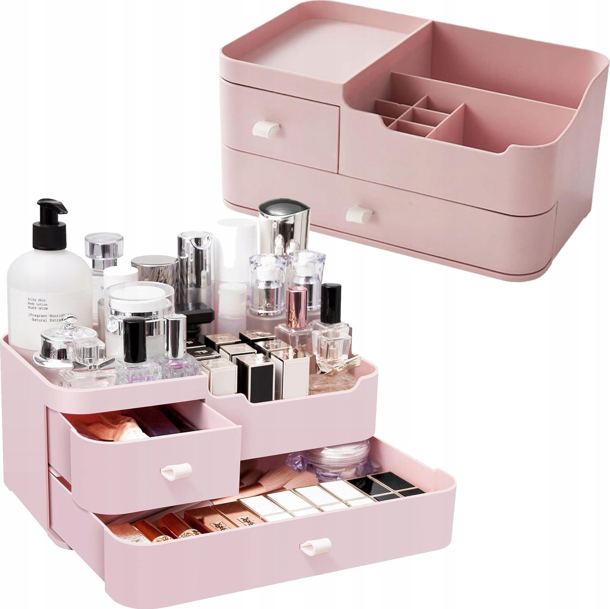 PrzydaSie Szkatułka Organizer Na Kosmetyki Przybornik Biżuterię Szuflady Xl