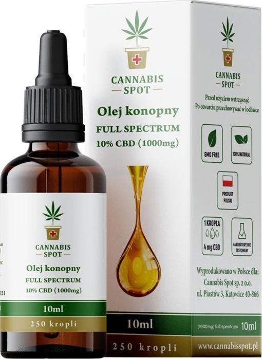 Cannabis Spot Olejek CBD 10% 1000mg Full Spectrum Cannabis Spot