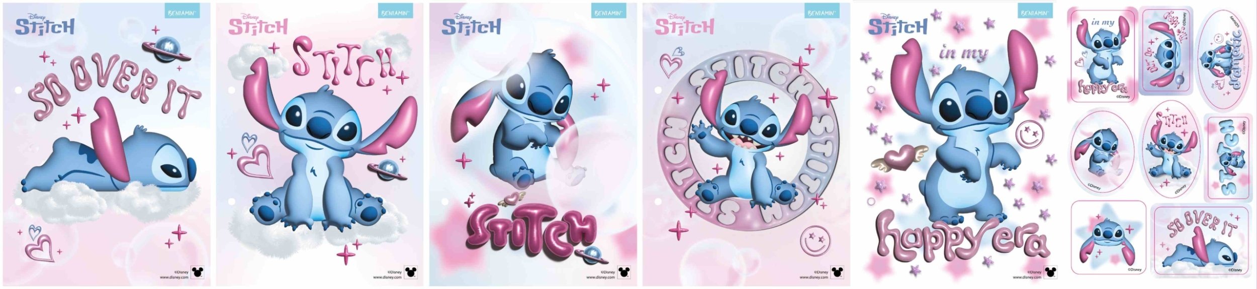 Wkłady do segregatora kartczki A5/13K Stitch mix