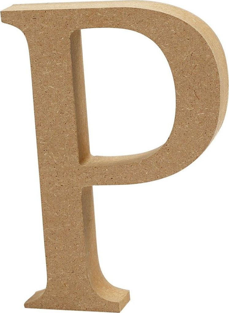 Creativ Company Litera P z MDF H: 13 cm