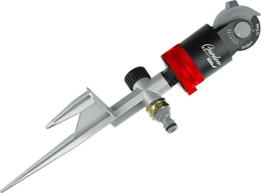 Dedra Zraszacz obrotowy 6-funkcyjny na aluminiowym kolcu