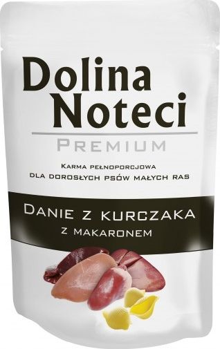 Dolina Noteci Saszetka Kurczak z makaronem dla małych ras 100g