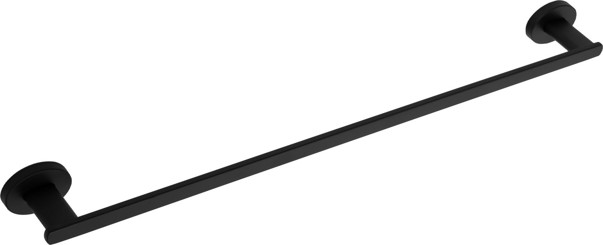 Tutumi Wieszak łazienkowy jednoramienny Czarny Matowy 322187