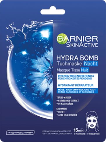 Garnier Garnier Skin Naturals Hydra Bomb Night Maseczka do twarzy 1szt